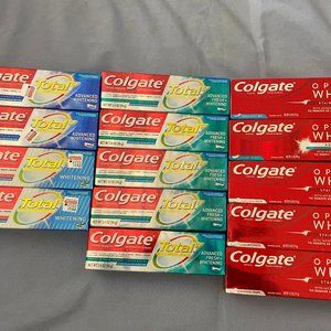 Colgate toothpaste lot 14 tubes